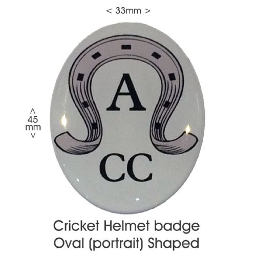 Helmet Badge Oval [Portrait]